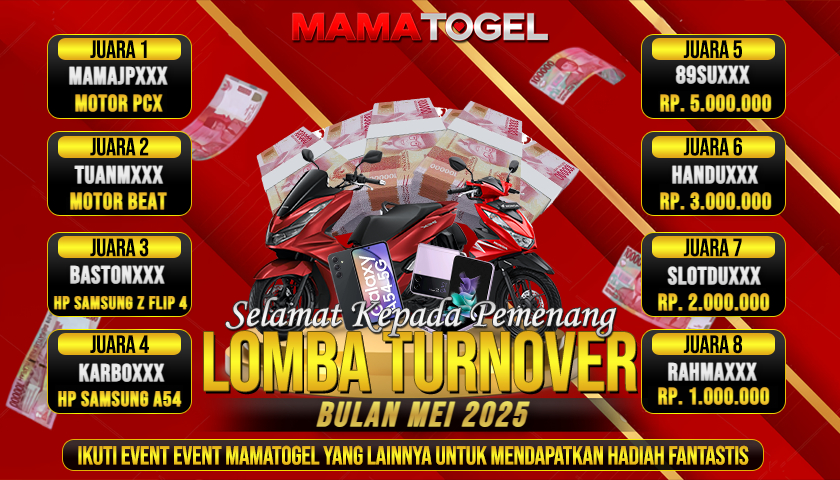 PEMENANG TO BULAN MEI 2025